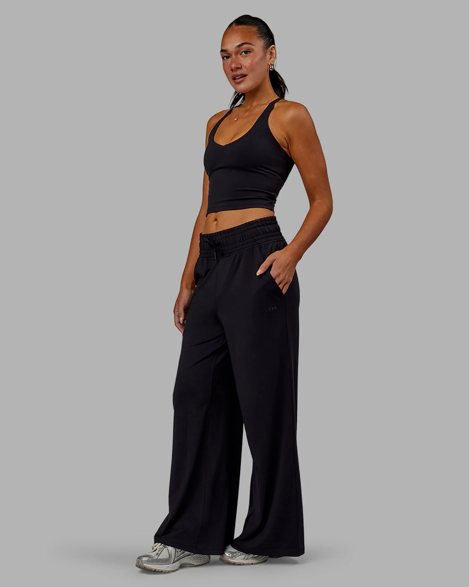 Restore CloudFLX Wide Leg Pant - Black - Image 6