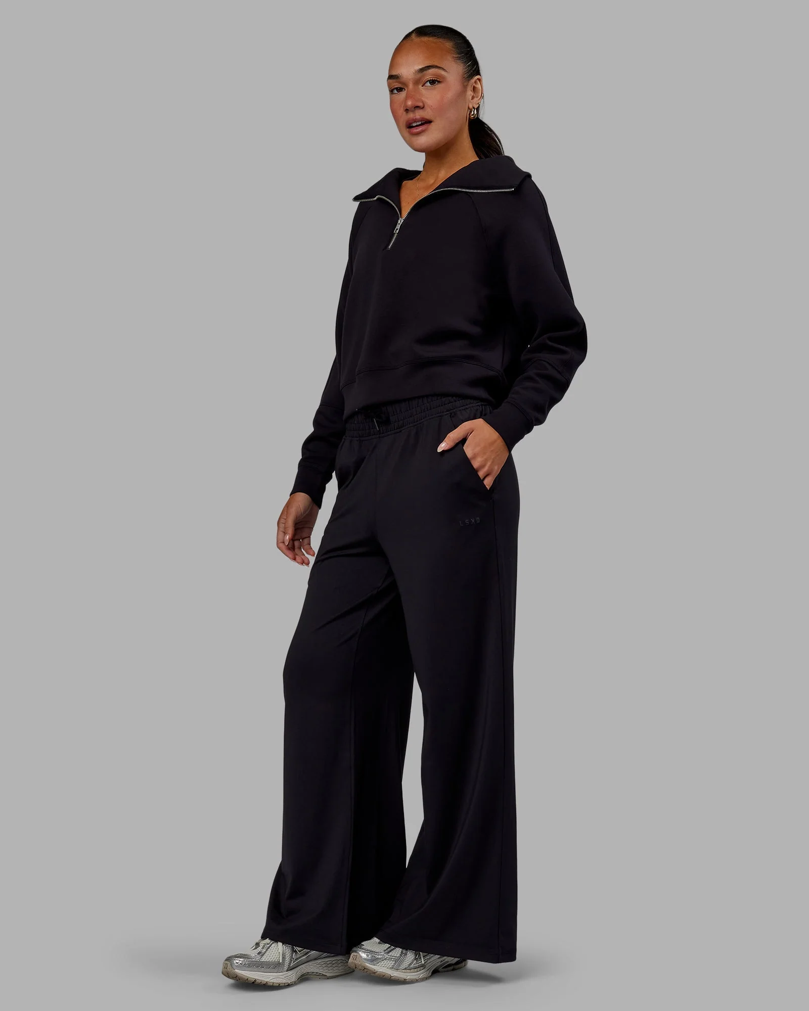 Restore CloudFLX Wide Leg Pant - Black - Image 8