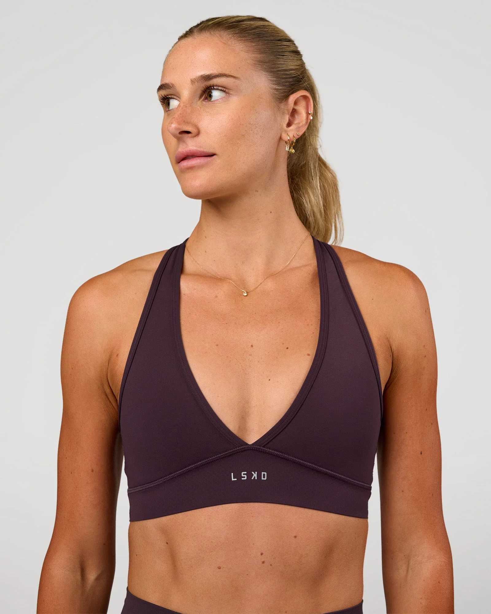 Stamina Sports Bra - Midnight Plum - Image 3