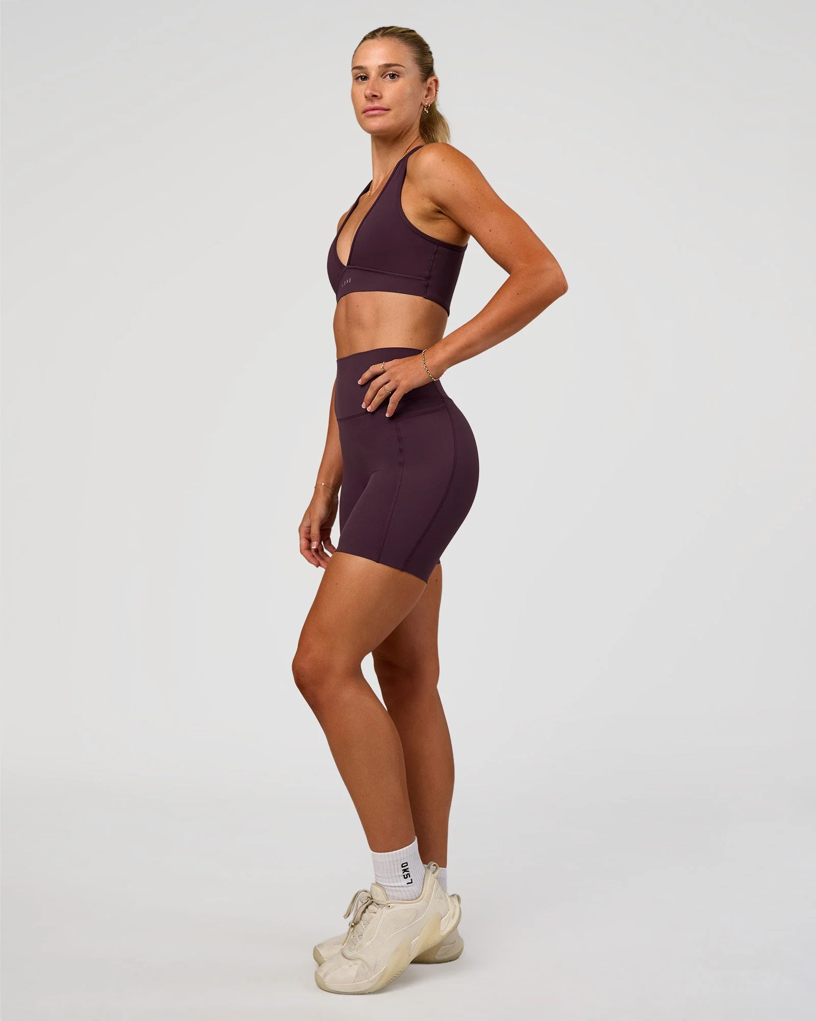 Stamina Sports Bra - Midnight Plum - Image 6
