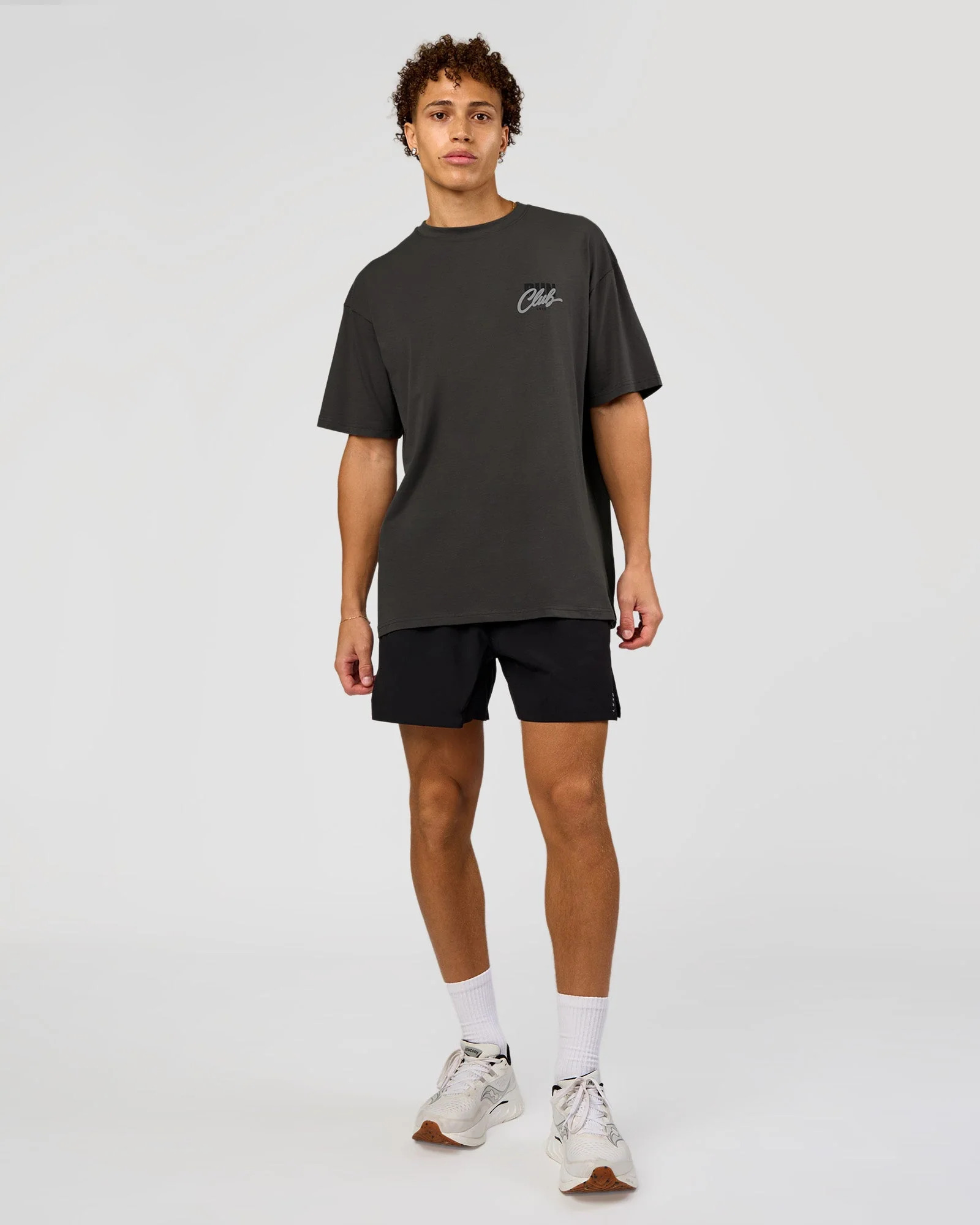 Values Run Club FLXCotton Tee - Dark Storm-Alloy - Image 7