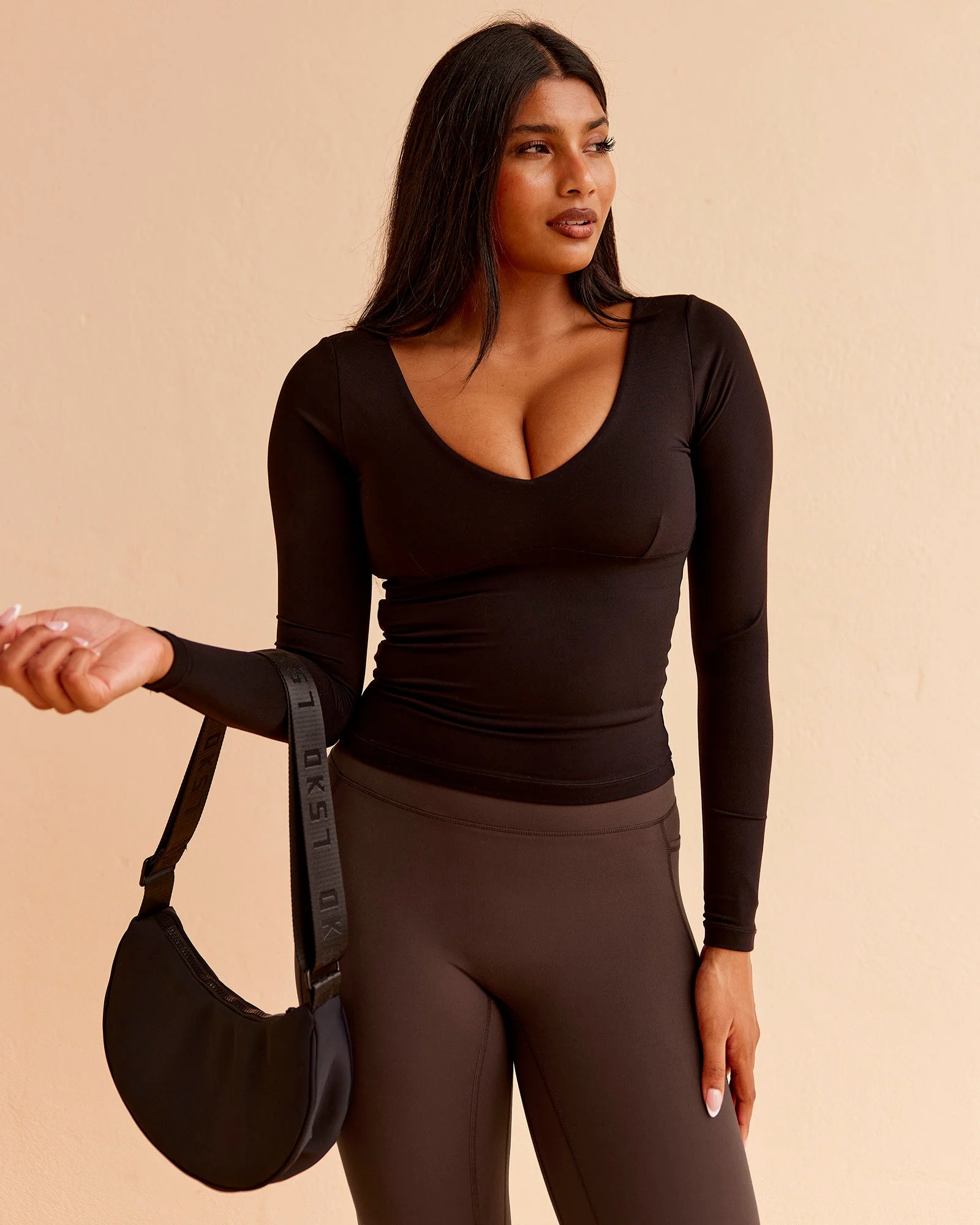 Vitality Long Sleeve Top - Black - Image 3