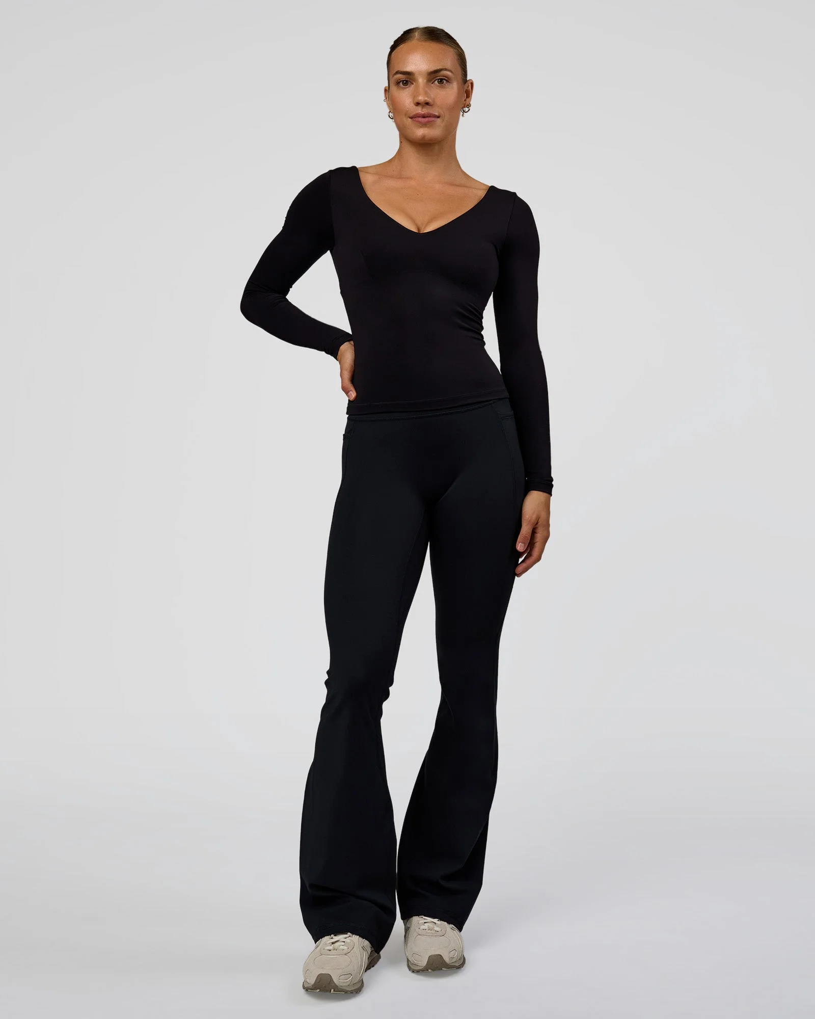 Vitality Long Sleeve Top - Black - Image 8