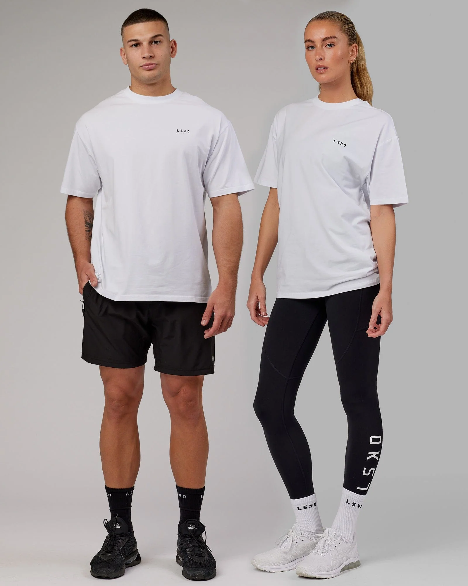 VS5 FLXCotton Tee Oversize - White-Black
