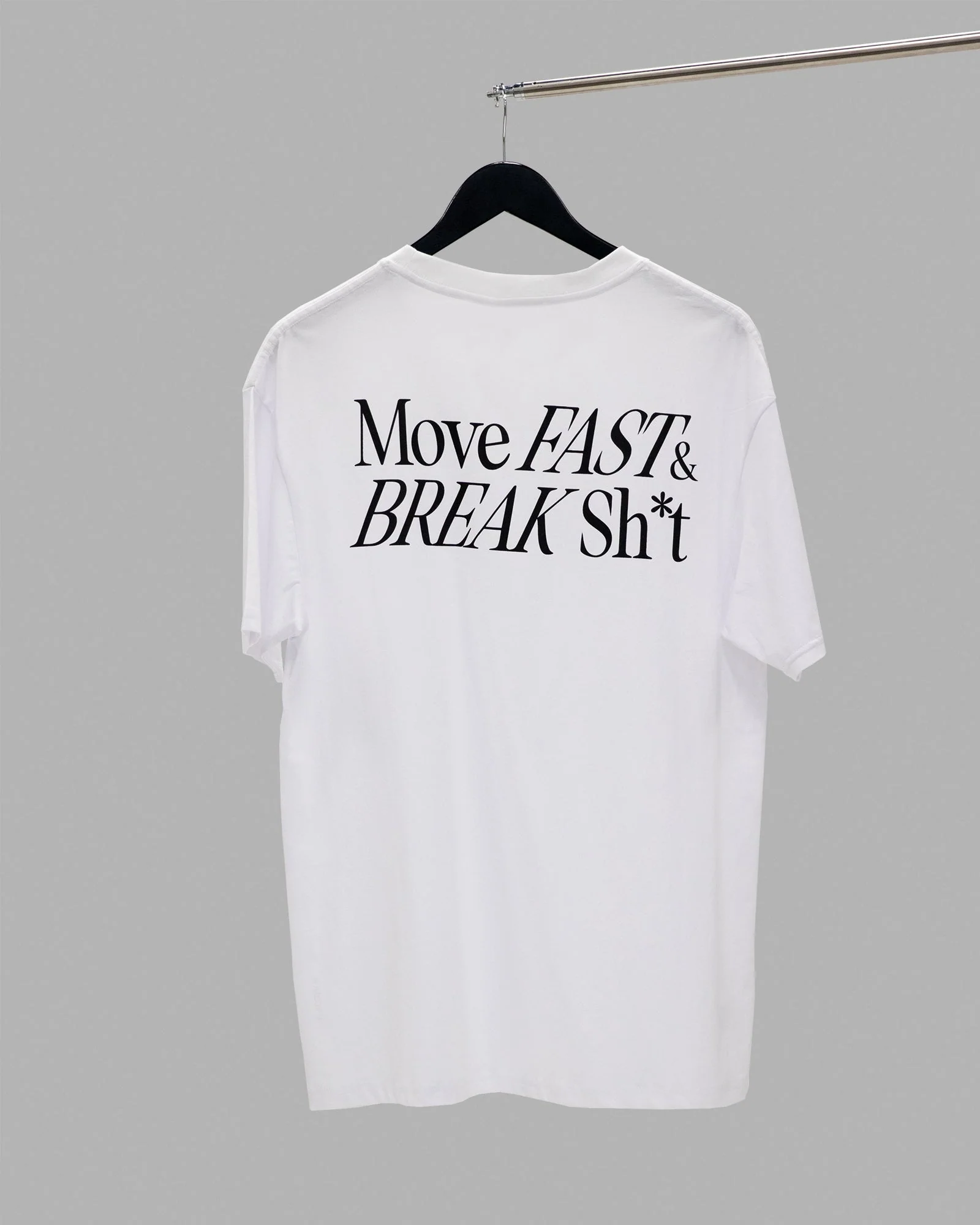 VS5 FLXCotton Tee Oversize - White-Black - Image 2