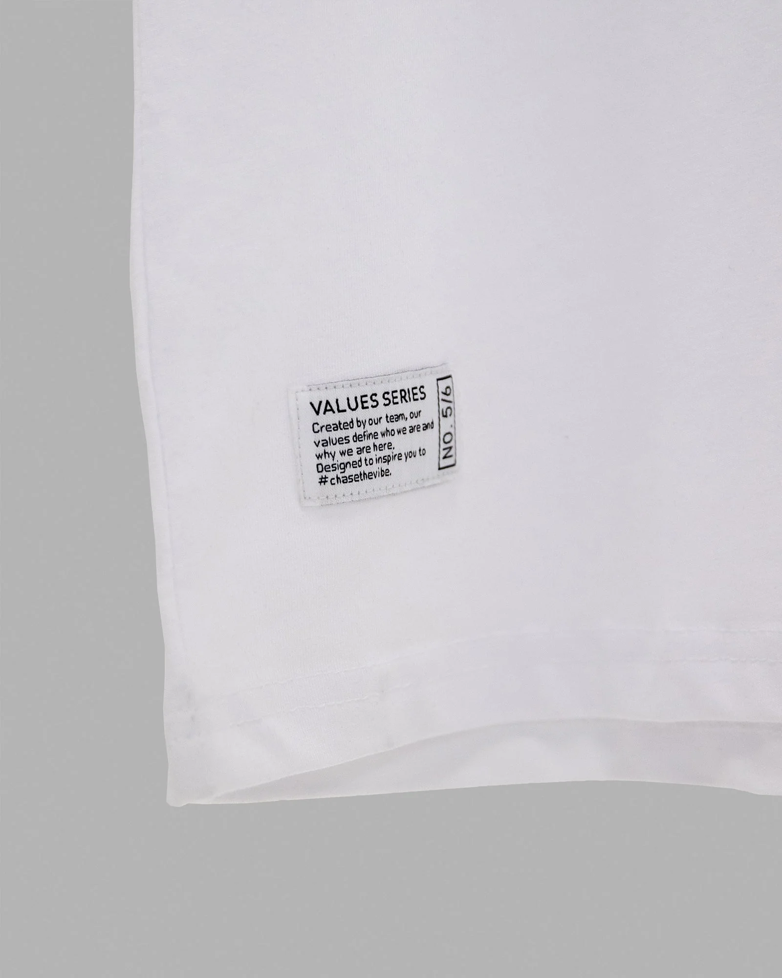 VS5 FLXCotton Tee Oversize - White-Black - Image 5